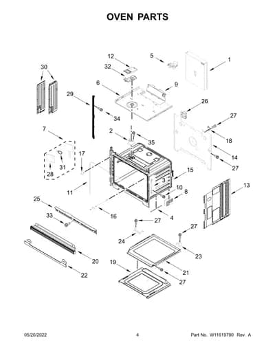 OVEN PARTS