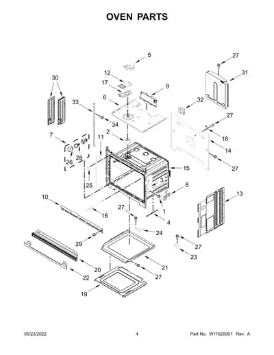 OVEN PARTS