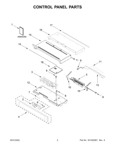 CONTROL PANEL PARTS