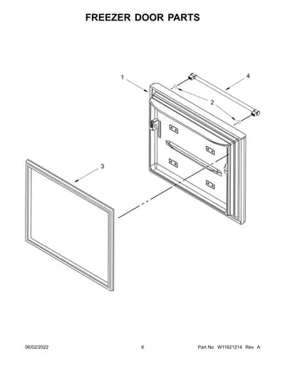 FREEZER DOOR PARTS