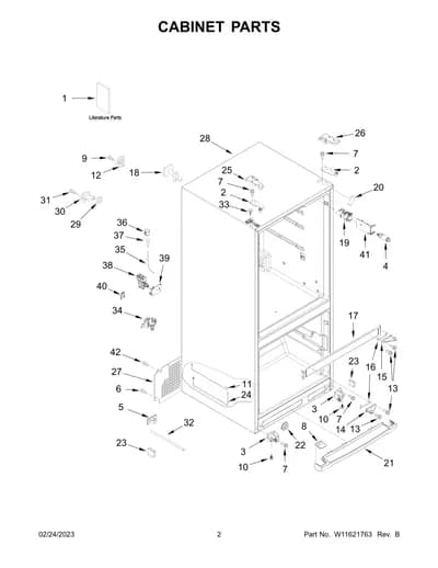 CABINET PARTS
