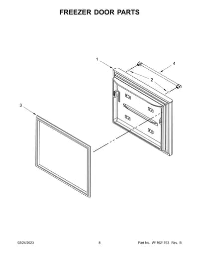 FREEZER DOOR PARTS