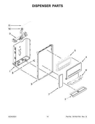 DISPENSER PARTS