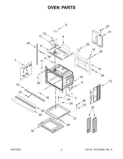 OVEN PARTS