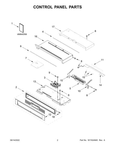CONTROL PANEL PARTS