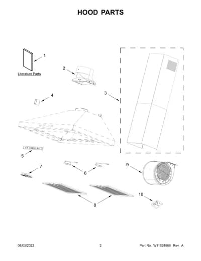 HOOD PARTS