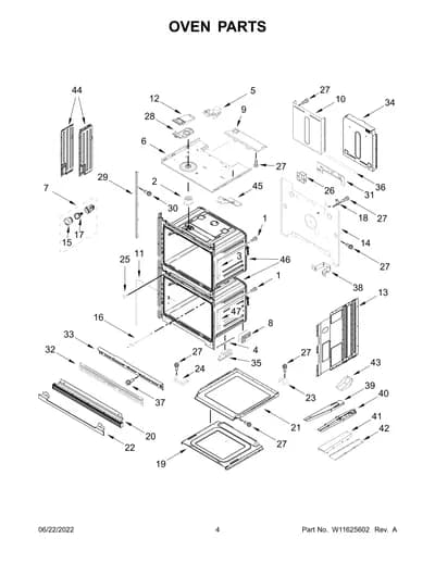 OVEN PARTS
