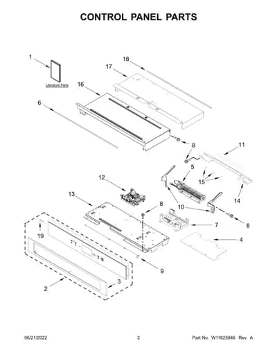 CONTROL PANEL PARTS