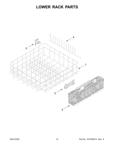 LOWER RACK PARTS