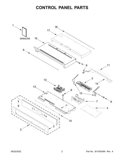 CONTROL PANEL PARTS