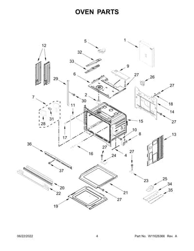 OVEN PARTS