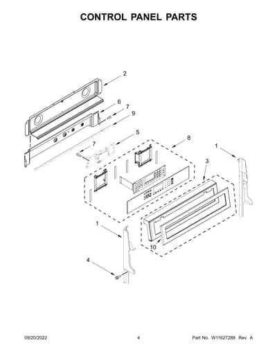 CONTROL PANEL PARTS