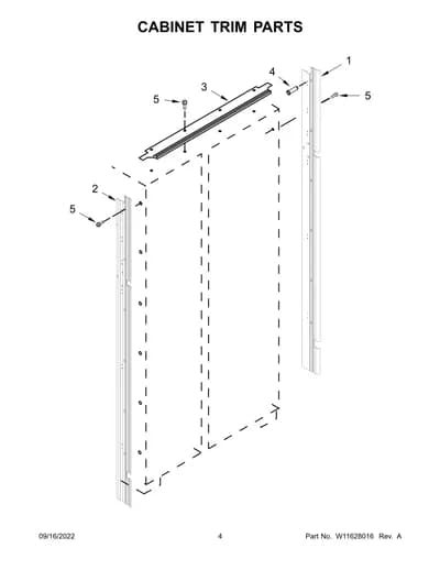 CABINET TRIM PARTS