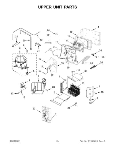 UPPER UNIT PARTS