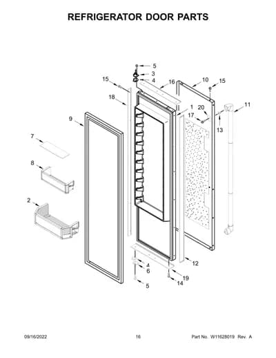 REFRIGERATOR DOOR PARTS