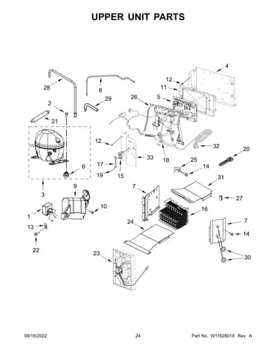 UPPER UNIT PARTS