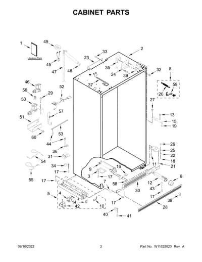 CABINET PARTS