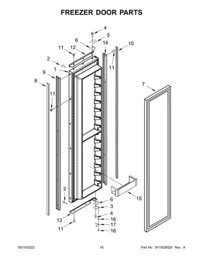 FREEZER DOOR PARTS