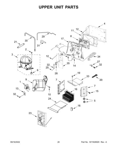 UPPER UNIT PARTS