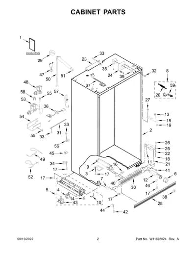 CABINET PARTS