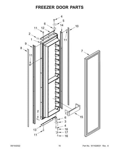 FREEZER DOOR PARTS