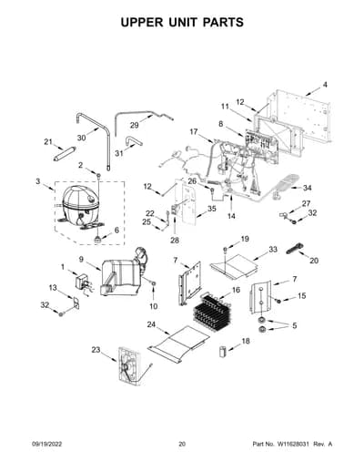 UPPER UNIT PARTS
