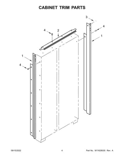 CABINET TRIM PARTS