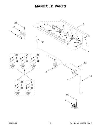 MANIFOLD PARTS