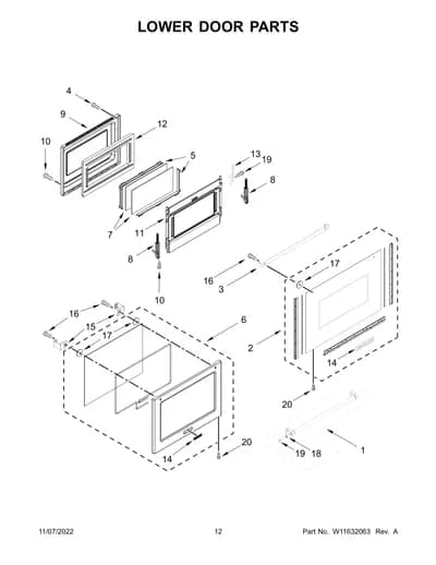 LOWER DOOR PARTS