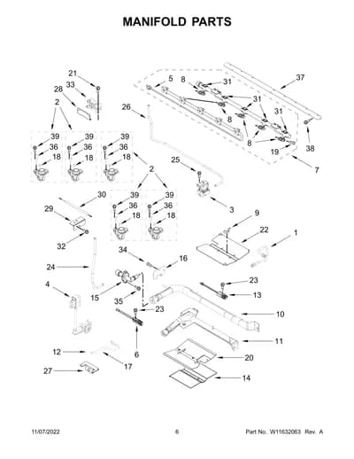 MANIFOLD PARTS