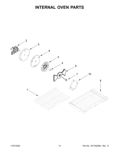 INTERNAL OVEN PARTS