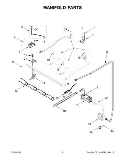 MANIFOLD PARTS