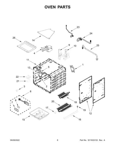 OVEN PARTS
