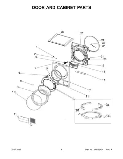 DOOR AND CABINET PARTS