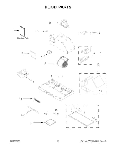 HOOD PARTS