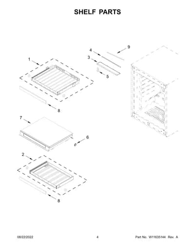 SHELF PARTS