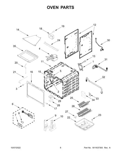 OVEN PARTS
