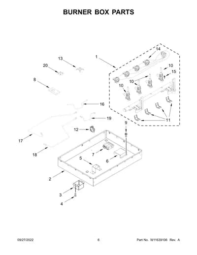 BURNER BOX PARTS