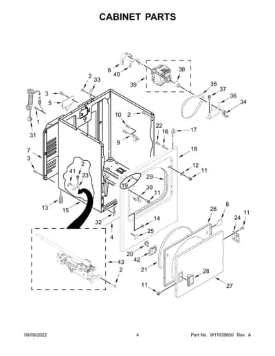 CABINET PARTS