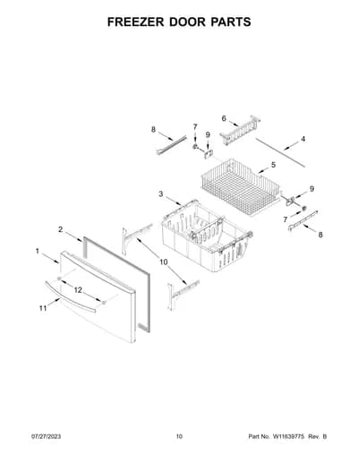 FREEZER DOOR PARTS