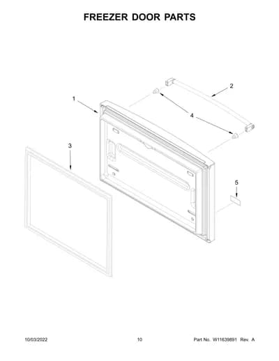 FREEZER DOOR PARTS