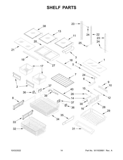 SHELF PARTS