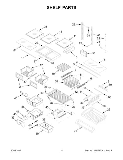 SHELF PARTS