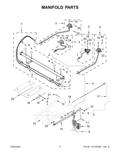 MANIFOLD PARTS