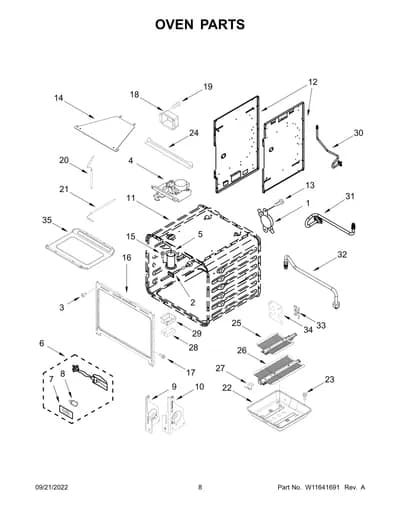 OVEN PARTS
