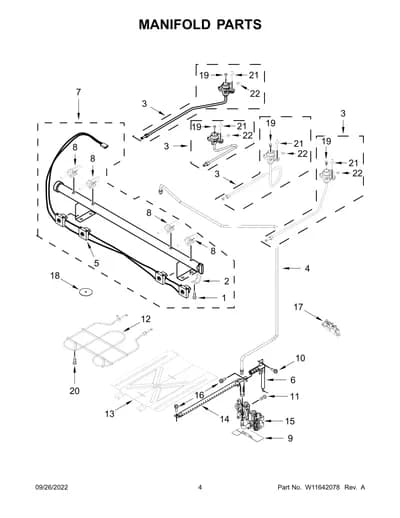 MANIFOLD PARTS