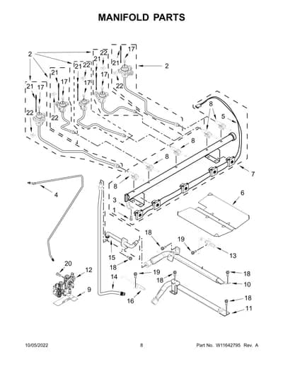 MANIFOLD PARTS