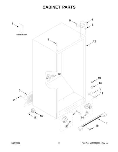 CABINET PARTS