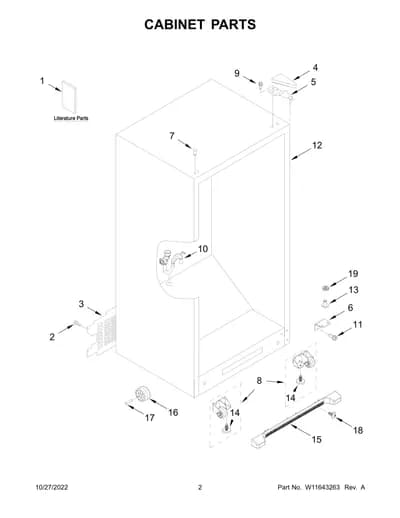 CABINET PARTS