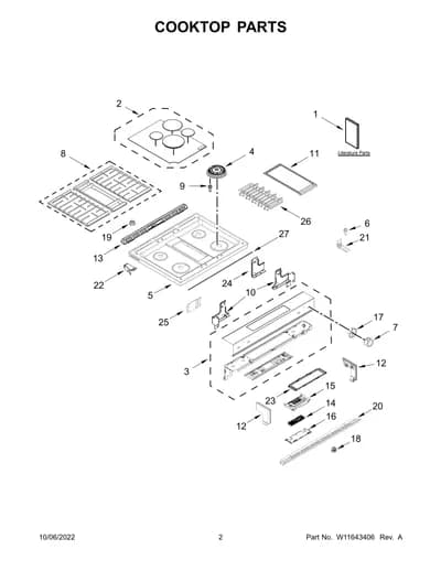 COOKTOP PARTS